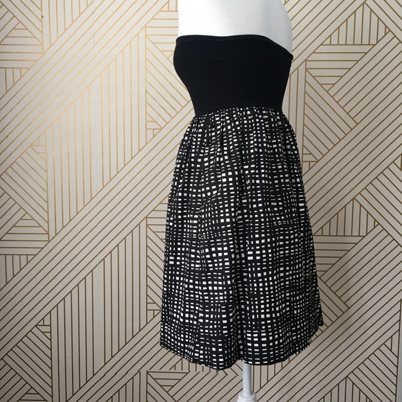 Theory Trois C abstract strapless dress - Picture 12 of 14